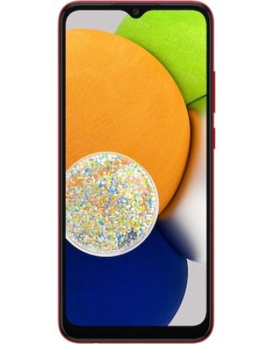 Смартфон Samsung - Galaxy A03, 6.5, 4/64GB, червен - 2