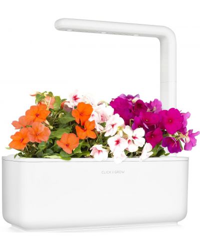 Смарт саксия Click and Grow - Smart Garden 3, 8W, бяла - 4