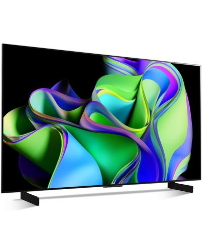 Смарт телевизор LG - OLED42C31LA, 42'', OLED, 4K, сив - 3