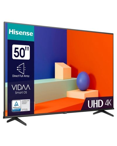 Смарт телевизор Hisense - 50A6K, 50'', DLED, 4K, черен - 3
