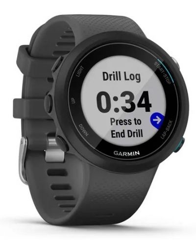 Смарт часовник Garmin - Swim 2, 42mm, черен - 3