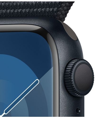 Смарт часовник Apple - Watch S9, 41mm, 1.69'', Midnight Sport Loop - 3