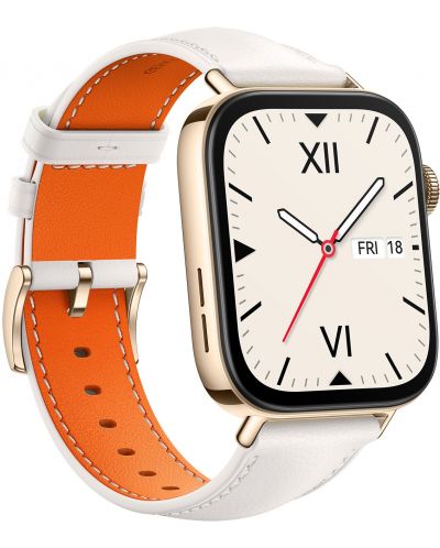 Смарт часовник Huawei - Watch Fit 3, 1.82'', Leather Sky White - 2