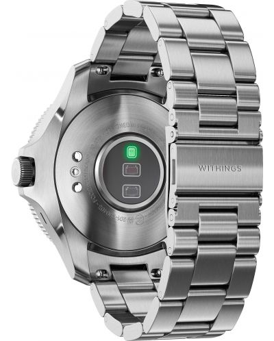 Смарт часовник Withings - Scanwatch Horizon SE, 43mm, син - 3