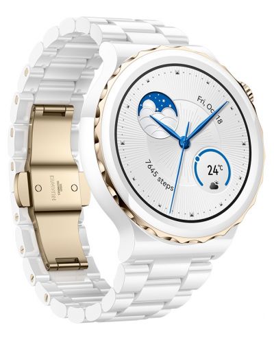 Смарт часовник Huawei - Watch GT 3 Pro, Frigga-B19T, 43mm, златен - 4