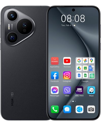 Смартфон Huawei - Pura 70, 6.6'', 12GB/256GB, черен - 1