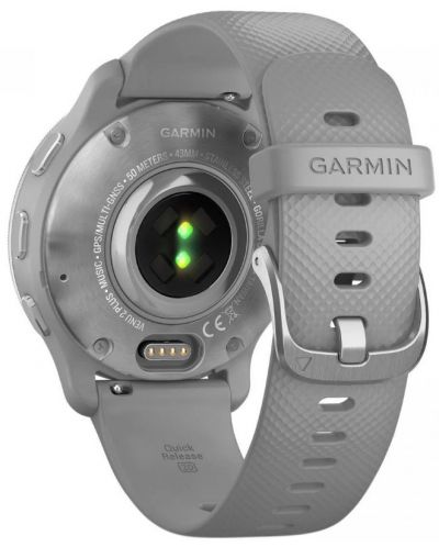 Смарт часовник Garmin - Venu 2 Plus, 43mm, Silver/Grey - 2