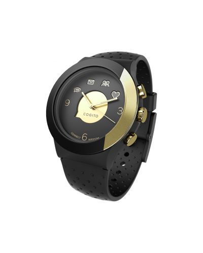 Смарт часовник Cogito Fit - черно/златисто - 1