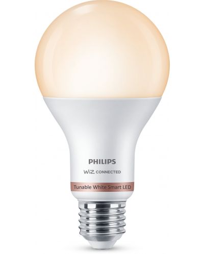Смарт крушка Philips - Frosted, 13W LED, E27, A67, dimmer - 1