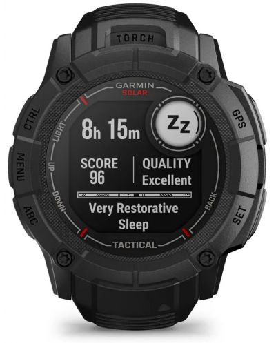 Смарт часовник Garmin - Instinct 2X Solar Tactical, 50mm, 1.1'', черен - 7