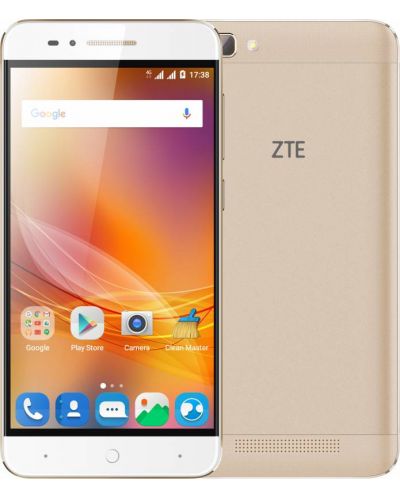 Smartphone ZTE Blade А610 LTE Dual SIM 5.0&quot; IPS HD (1280 x 720) / Cortex-A53 Quad-Core 1.3GHz / 16GB Memory / 2GB RAM / Camera 8.0 MP+Flash &amp; AF/5MP / Bluetooth 4.0 / WiFi 802.11 b/g/n / GPS / Battery Li-Ion 4000 mAh / Android 6.0 / Gold