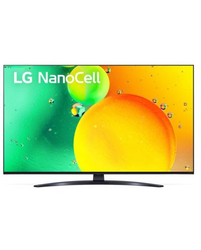 Смарт телевизор LG - 43NANO763QA, 43'', Nano Cell, IPS, 4K, черен - 1