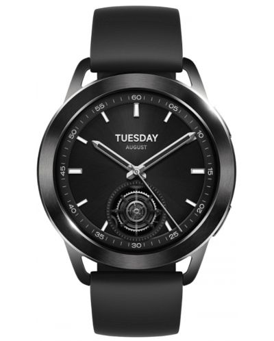 Смарт часовник Xiaomi - Watch s3, 1.43'', черен - 2