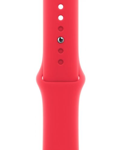 Смарт часовник Apple - Watch S9, 41mm, 1.69'', M/L, Product Red Sport - 6