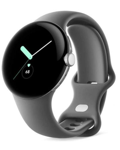 Смарт часовник Google - Pixel Watch, 41mm, Wi-Fi, 1.4'', Silver - 2