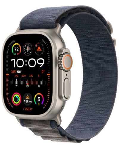 Смарт часовник Apple - Watch Ultra 2 Cellular, 49mm, 1.92", S, Blue Alpine - 2