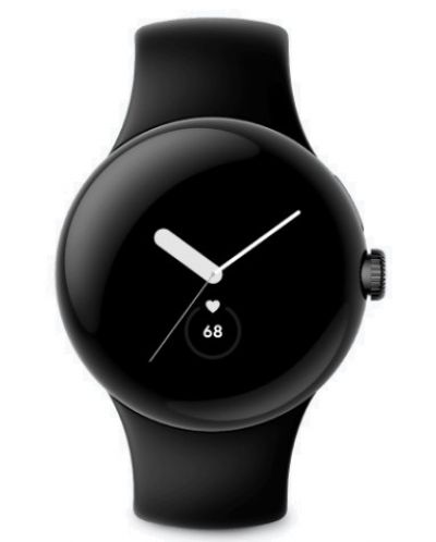 Смарт часовник Google - Pixel Watch, 41mm, 1.4'',  Wi-Fi, Black - 1