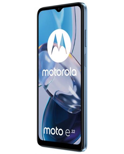 Смартфон Motorola - Moto E22, 6.5", 4/64GB, Cristal Blue - 4