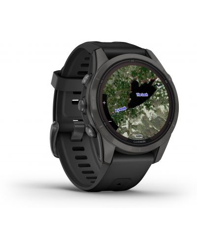 Смарт часовник Garmin - fēnix 7S Pro Sapphire Solar, 42mm, 1.2'', черен - 6