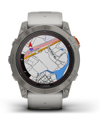 Смарт часовник Garmin - fēnix 7X Pro Sapphire Solar, 51mm, 1.4'', сив - 5