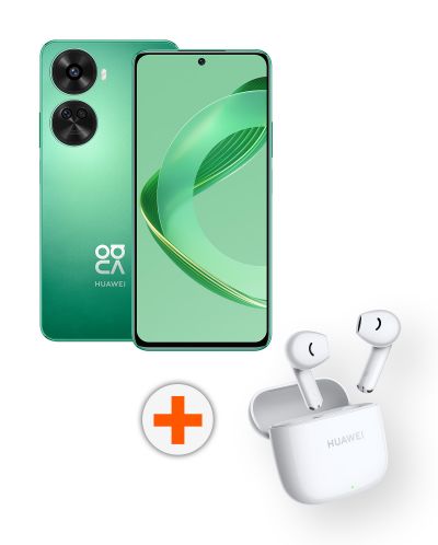 Смартфон Huawei - nova 12 SE, 8GB/256GB, зелен + FreeBuds SE2, бели - 1