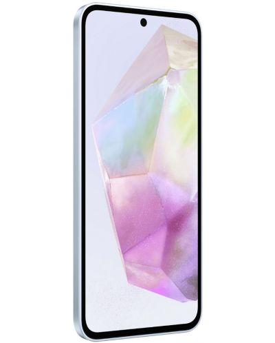 Смартфон Samsung Galaxy A35 5G, 6GB/128GB, син + Смарт гривна Galaxy Fit3, сива - 4