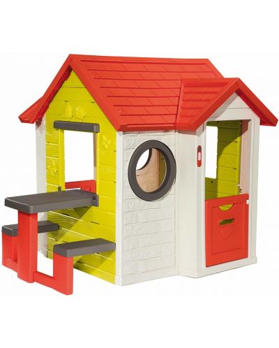 Детска къща за градината Smoby - С маса за пикник - 1
