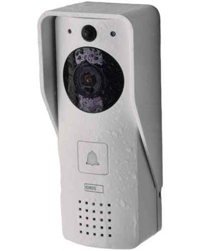Смарт видеозвънец Emos - GoSmart, IP-09D/H4030, Solar panel, Wi-Fi, бял - 3