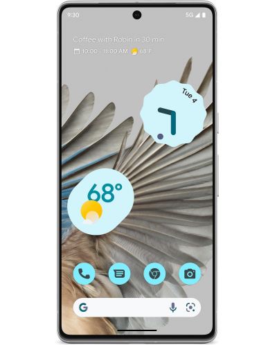Смартфон Google - Pixel 7 Pro, 6.7'', 12/128GB, бял - 2
