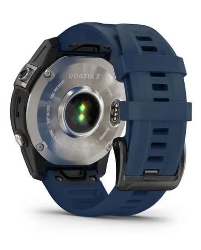 Смарт часовник Garmin - Quatix 7 Sapphire, 47mm, 1.3", тъмносин - 6