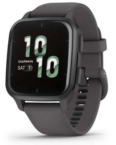 Смарт часовник Garmin - Venu SQ2, 1.41'', Shadow Gray - 2