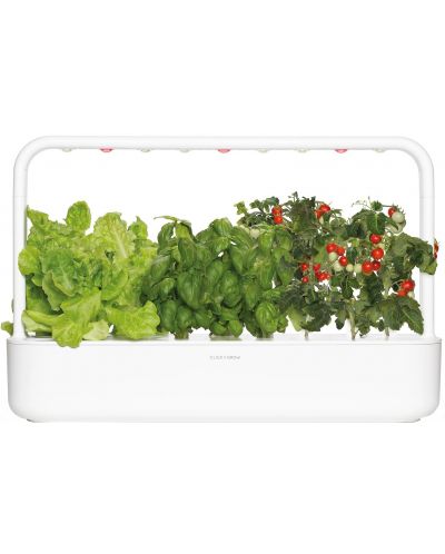Смарт саксия Click and Grow - Smart Garden 9, 13 W, бяла - 1