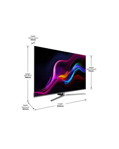 Смарт телевизор Hisense - U8GQ, 55'', 4K, ULED, сив - 2