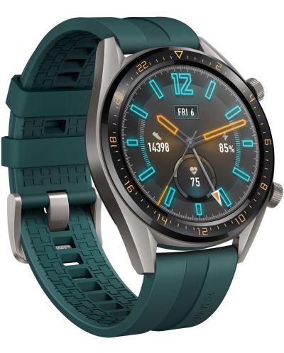 Смарт часовник Huawei - GT FTN-B19I, 1.39, зелен - 1
