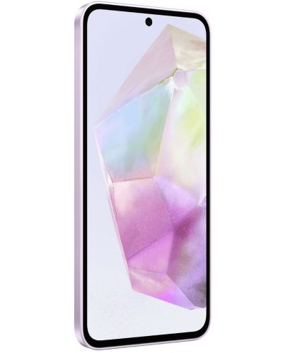 Смартфон Samsung Galaxy A35 5G, 6GB/128GB, лилав + Смарт гривна Galaxy Fit3, сива - 4
