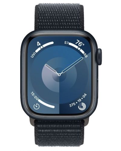 Смарт часовник Apple - Watch S9, 41mm, 1.69'', Midnight Sport Loop - 1