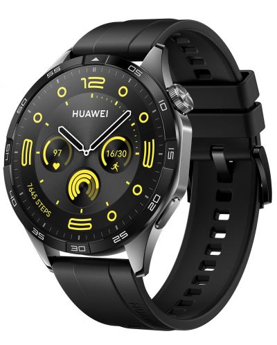 Смарт часовник Huawei - GT4 Phoinix, 46mm, Black - 1