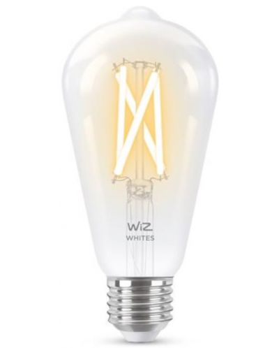 Смарт крушка WiZ - LED, 6.7W, 64, E27, бяла - 1