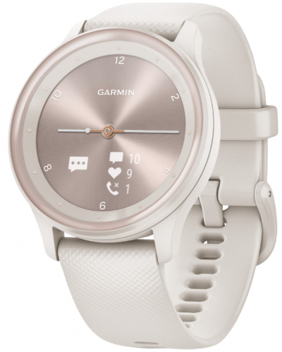 Смарт часовник Garmin - Vivomove sport, 40mm, White - 2