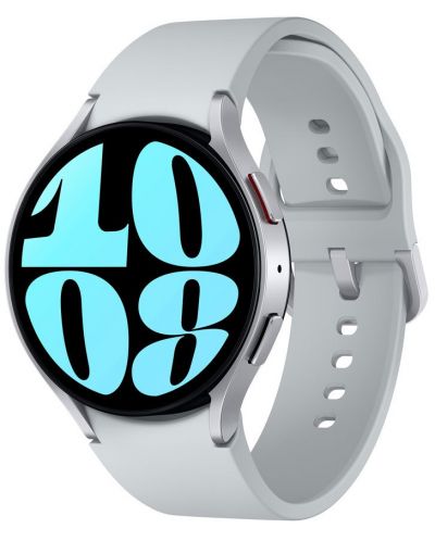 Смарт часовник Samsung - Galaxy Watch6, BT, 44mm, 1.5'', Silver - 1