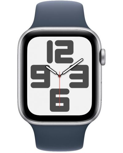 Смарт часовник Apple - Watch SE2 v2, 44mm, M/L, Storm Blue Sport - 1