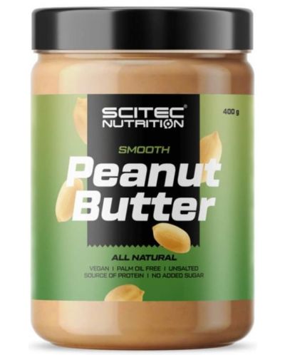 Smooth Peanut Butter, 400 g, Scitec Nutrition - 1