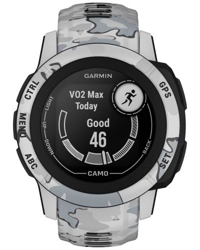 Смарт часовник Garmin - Instinct 2 S Camo, 40mm, сив - 1