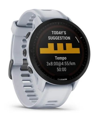 Смарт часовник Garmin - Forerunner 955 Solar, 46mm, Whitestone - 3