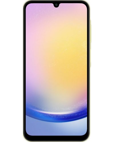 Смартфон Samsung - Galaxy A25, 5G, 6.5'', 6GB/128GB, жълт - 1