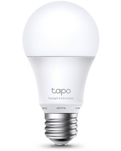 Смарт крушка TP-Link - Tapo L520E, 8W, E27, A60, dimmer - 1
