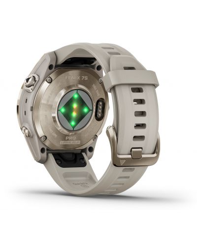 Смарт часовник Garmin - fēnix 7S Pro Sapphire Solar, 42mm, 1.2'', златист - 6