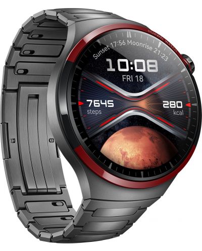 Смарт часовник Huawei - Watch 4 Pro, 49 mm, 1.5'', Space Gray Titanium + FreeBuds 5i - 4