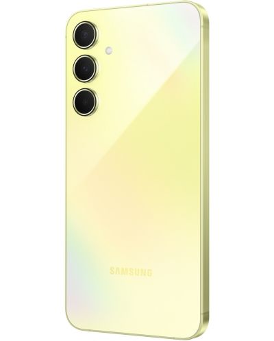 Смартфон Samsung - Galaxy А55 5G, 6.6'', 8GB/256GB, жълт - 7