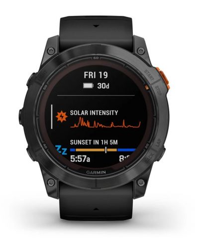 Смарт часовник Garmin - fēnix 7X Pro Solar, 51mm, 1.4'', черен - 1